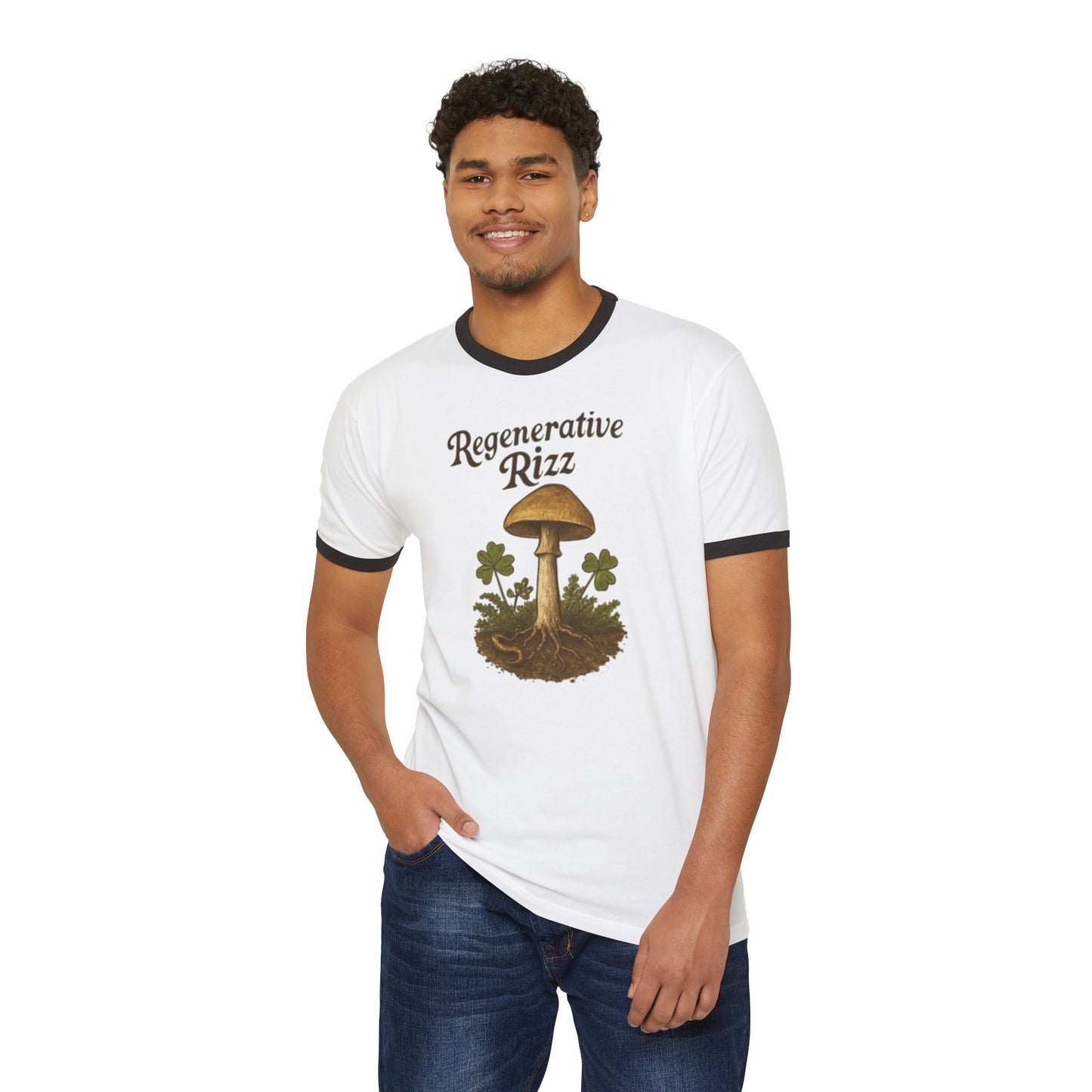 "Regenerative Rizz" Retro Nature Graphic Regenerative farming tee