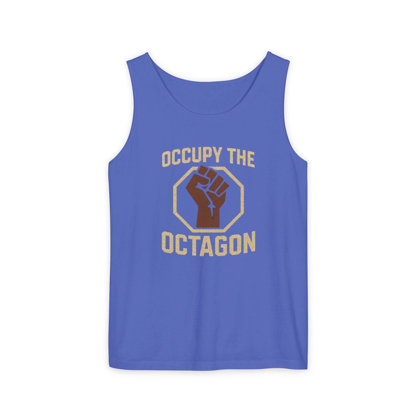 Occupy the Octagon - Unisex Garment-Dyed Tank Top