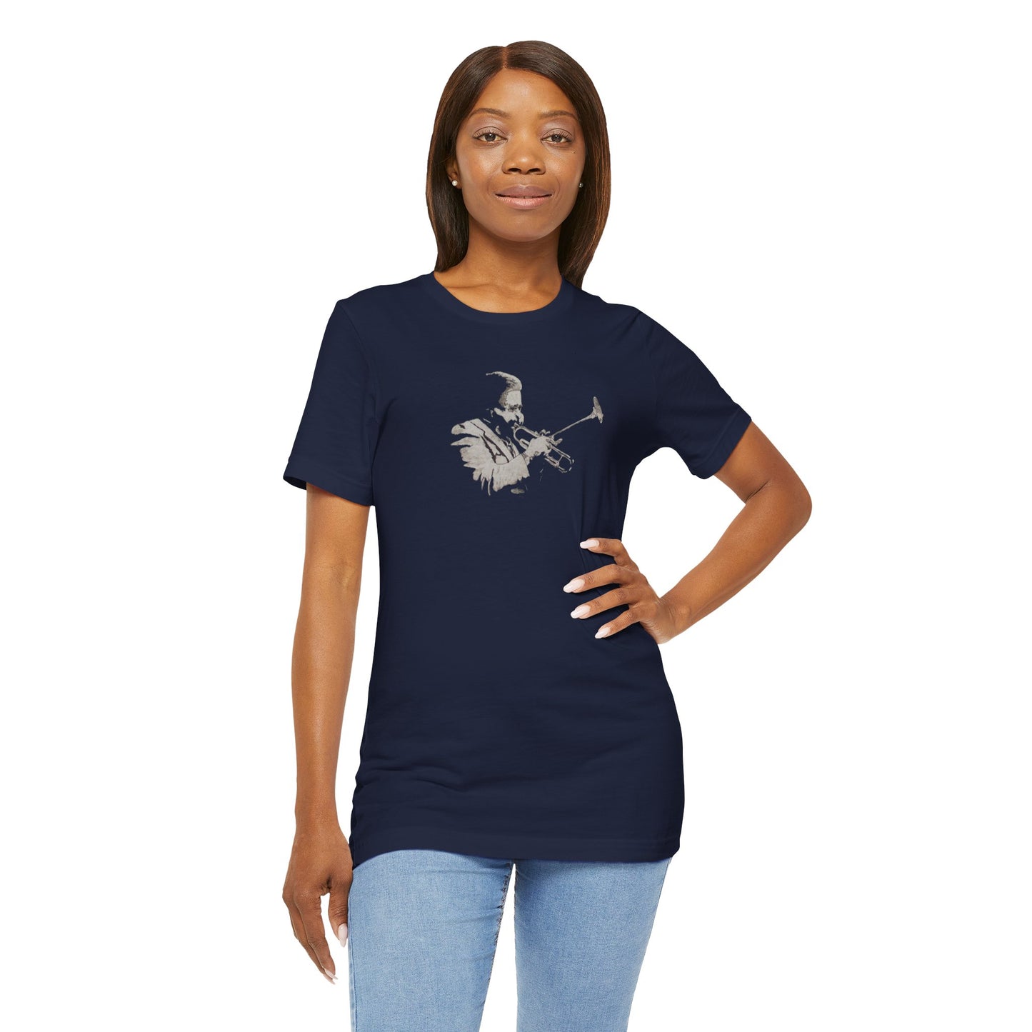Trumpet Player Silhouette T-Shirt — Jazz Musician Tee