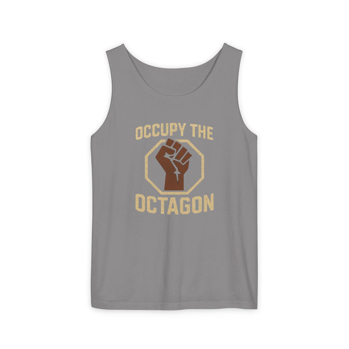 Occupy the Octagon - Unisex Garment-Dyed Tank Top