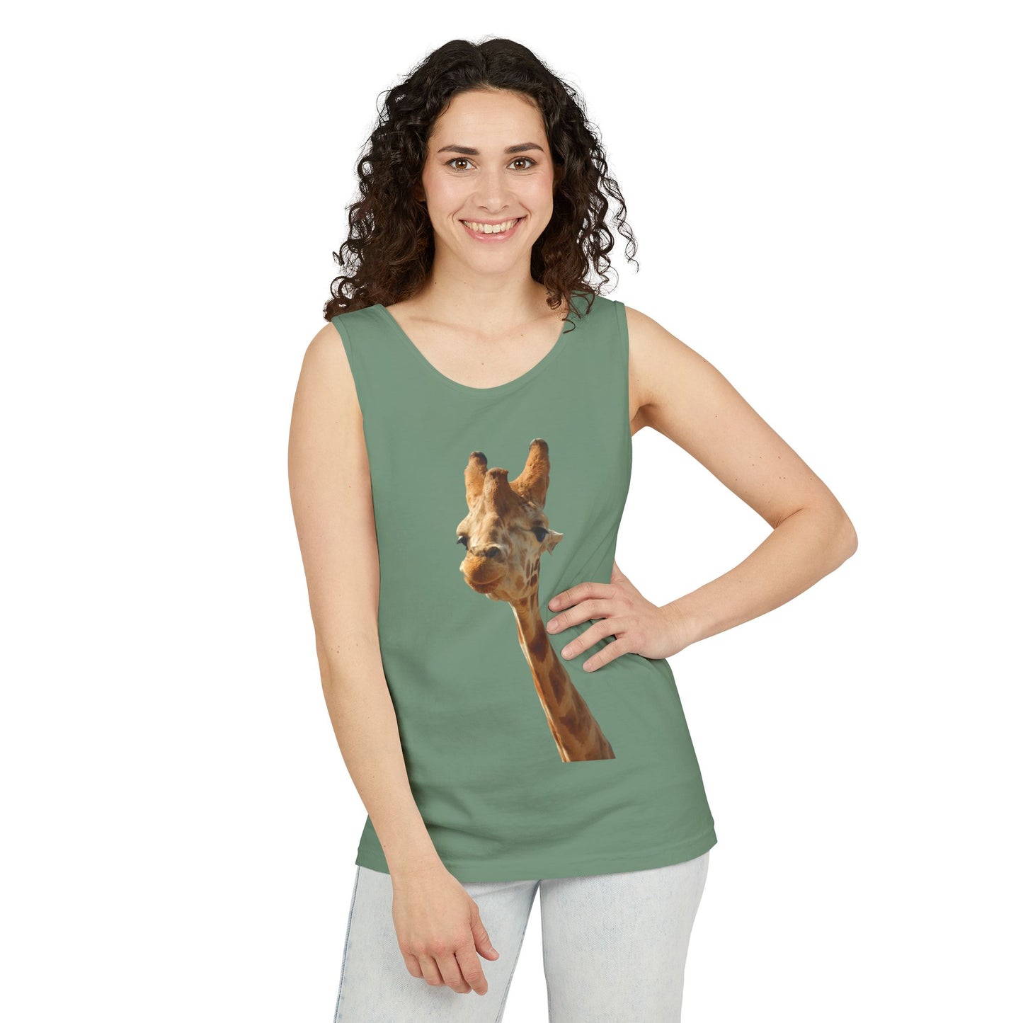 Giraffe   - Unisex Garment-Dyed Tank Top