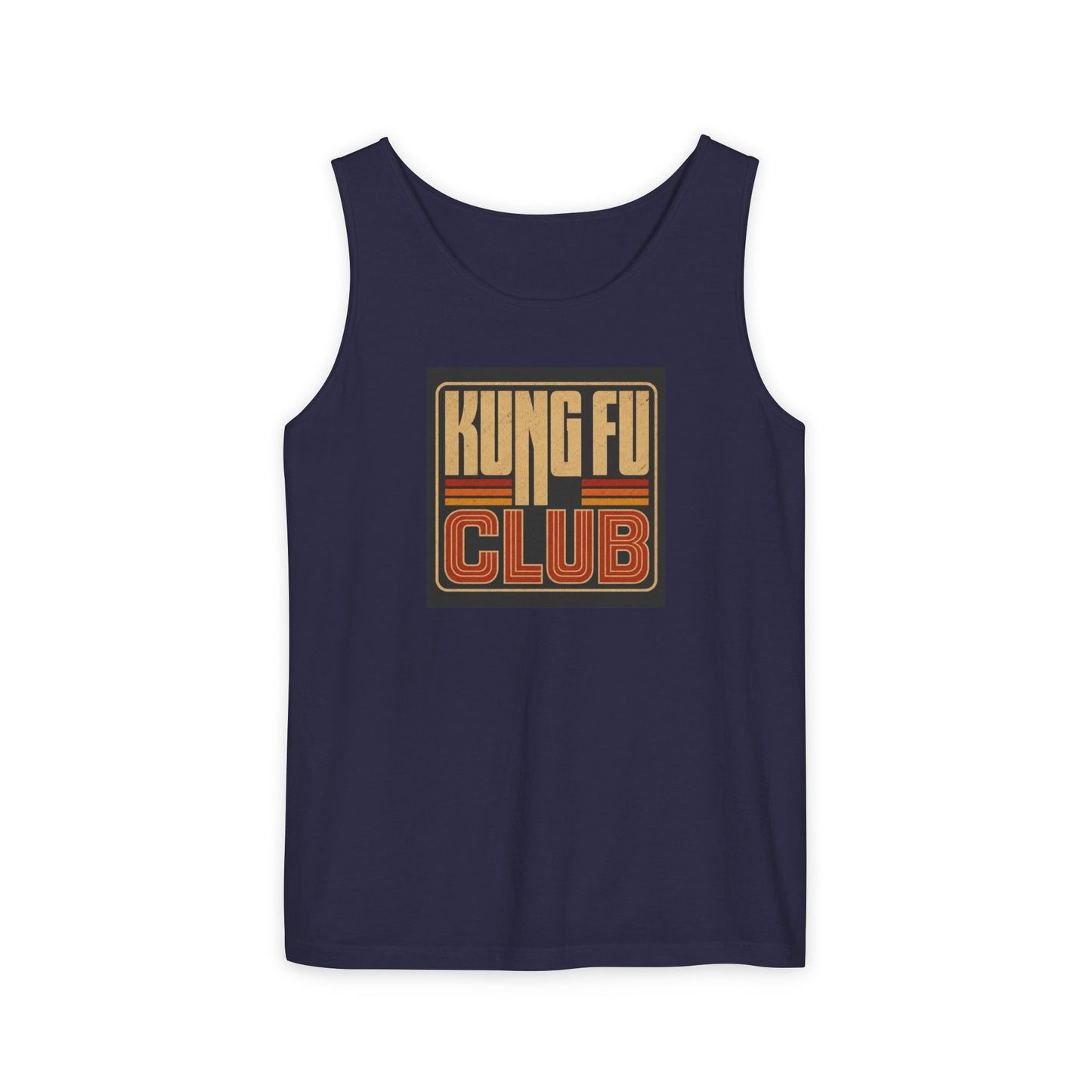 Kung Fu Club Tank Top – Retro Martial Arts Graphic Tank