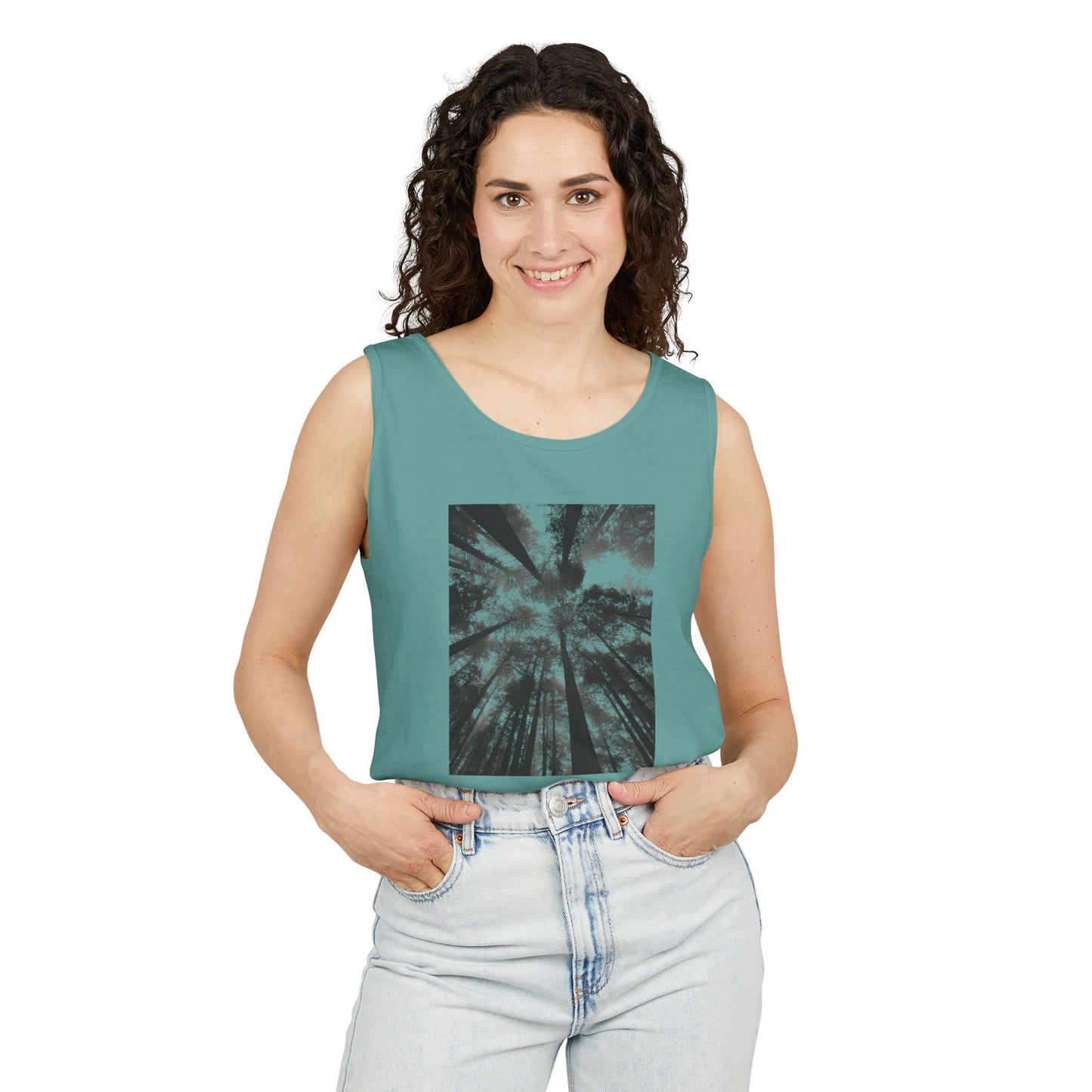 Redwood canopy- Unisex Garment-Dyed Tank Top