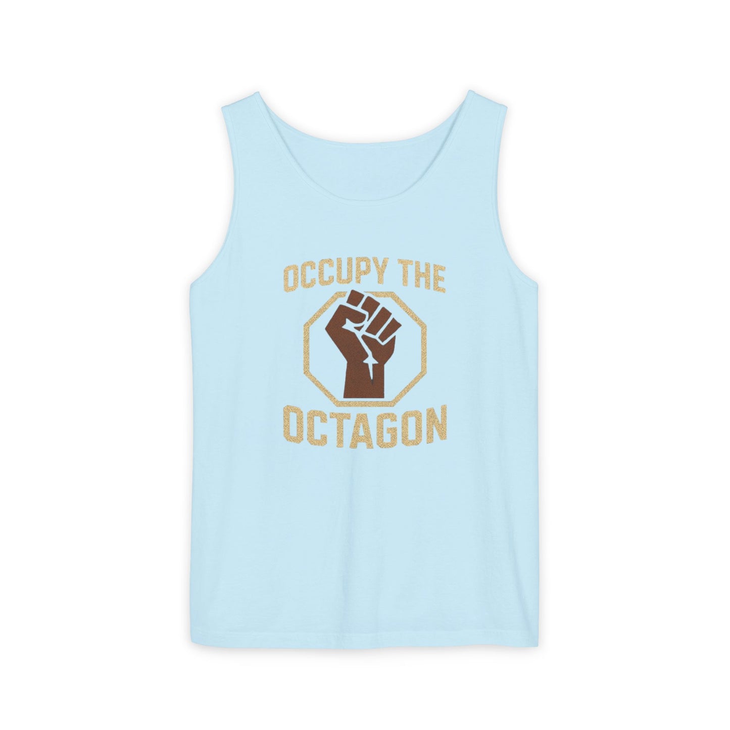Occupy the Octagon - Unisex Garment-Dyed Tank Top