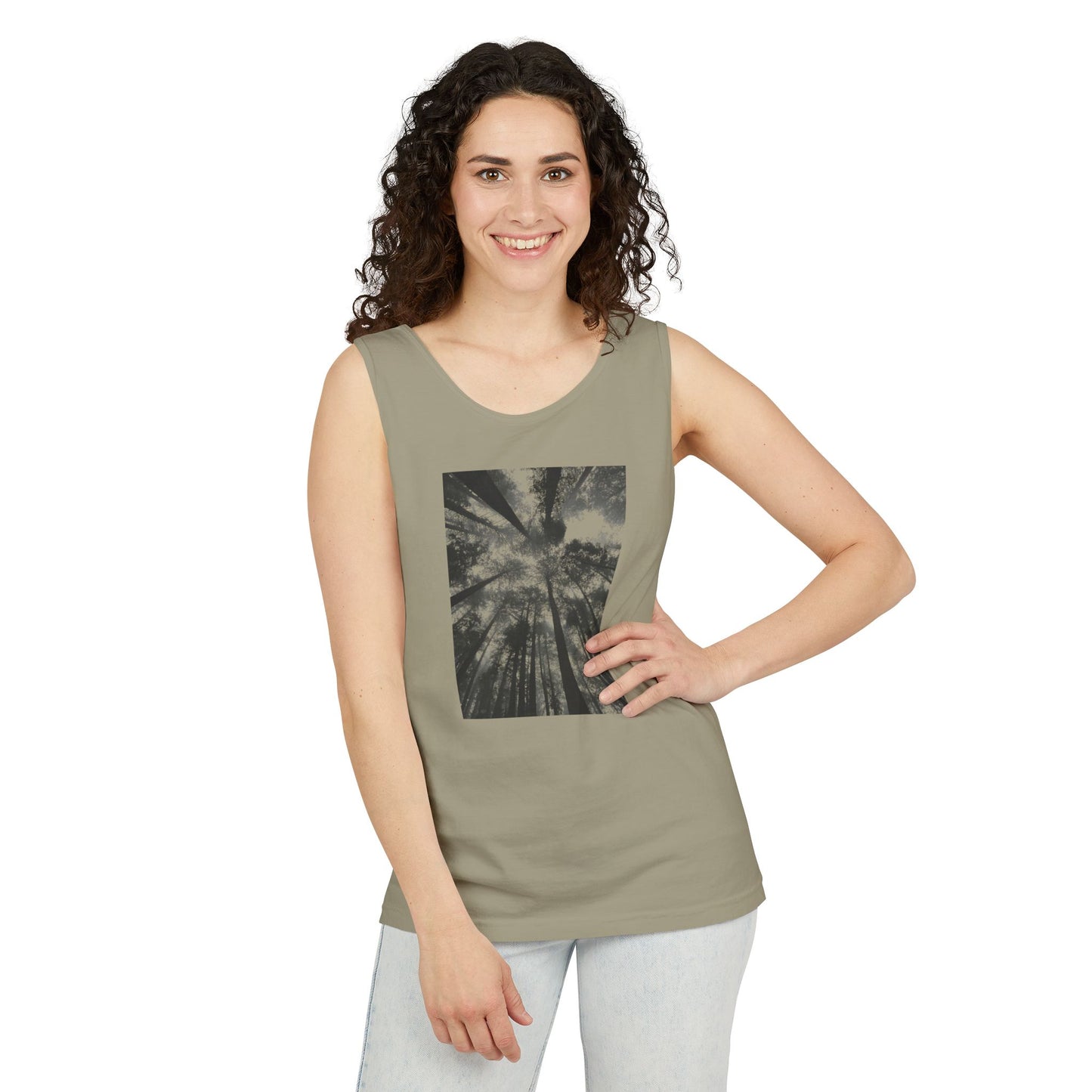 Redwood canopy- Unisex Garment-Dyed Tank Top