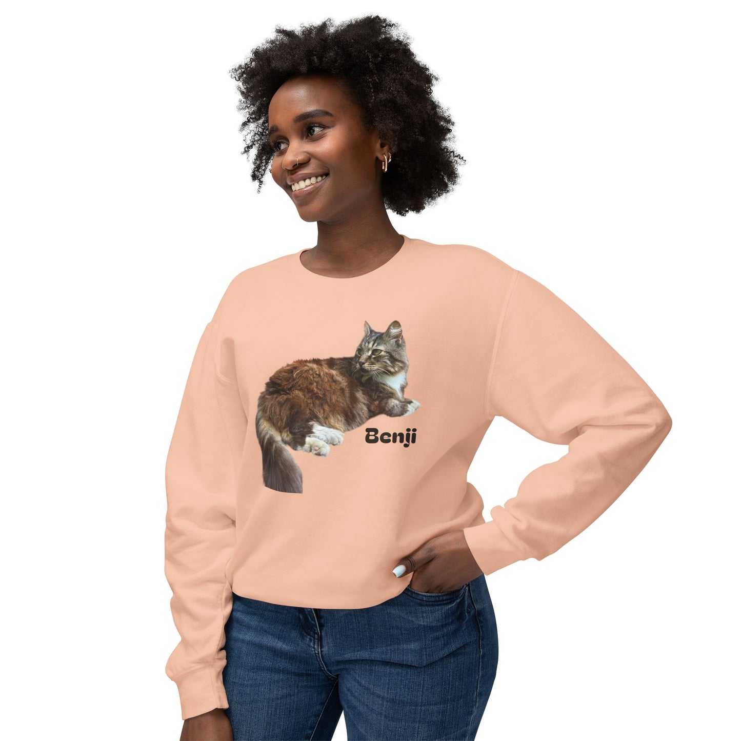 Benji!!! Bear man cat - Crewneck Sweatshirt — Urban Gecko Streetwear