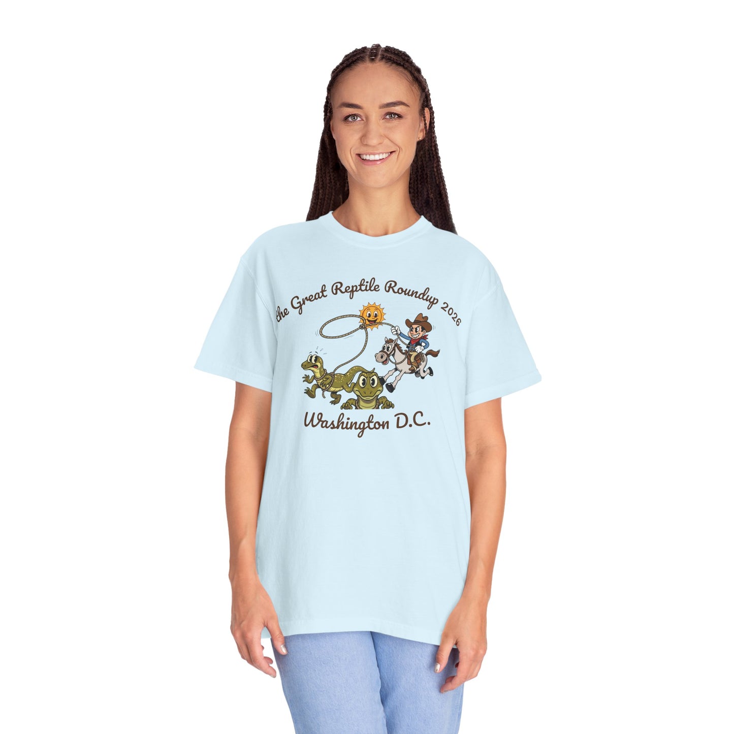 GRR - the Great Reptile Roundup of 2026 - Unisex Garment-Dyed T-shirt