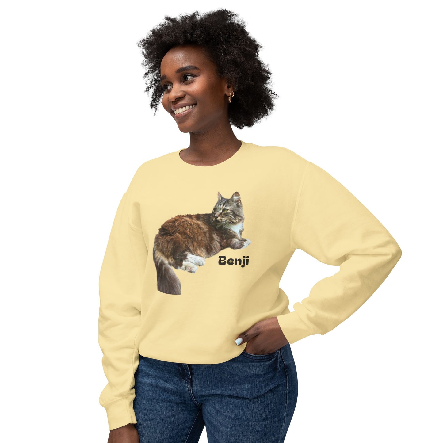 Benji!!! Bear man cat - Crewneck Sweatshirt — Urban Gecko Streetwear