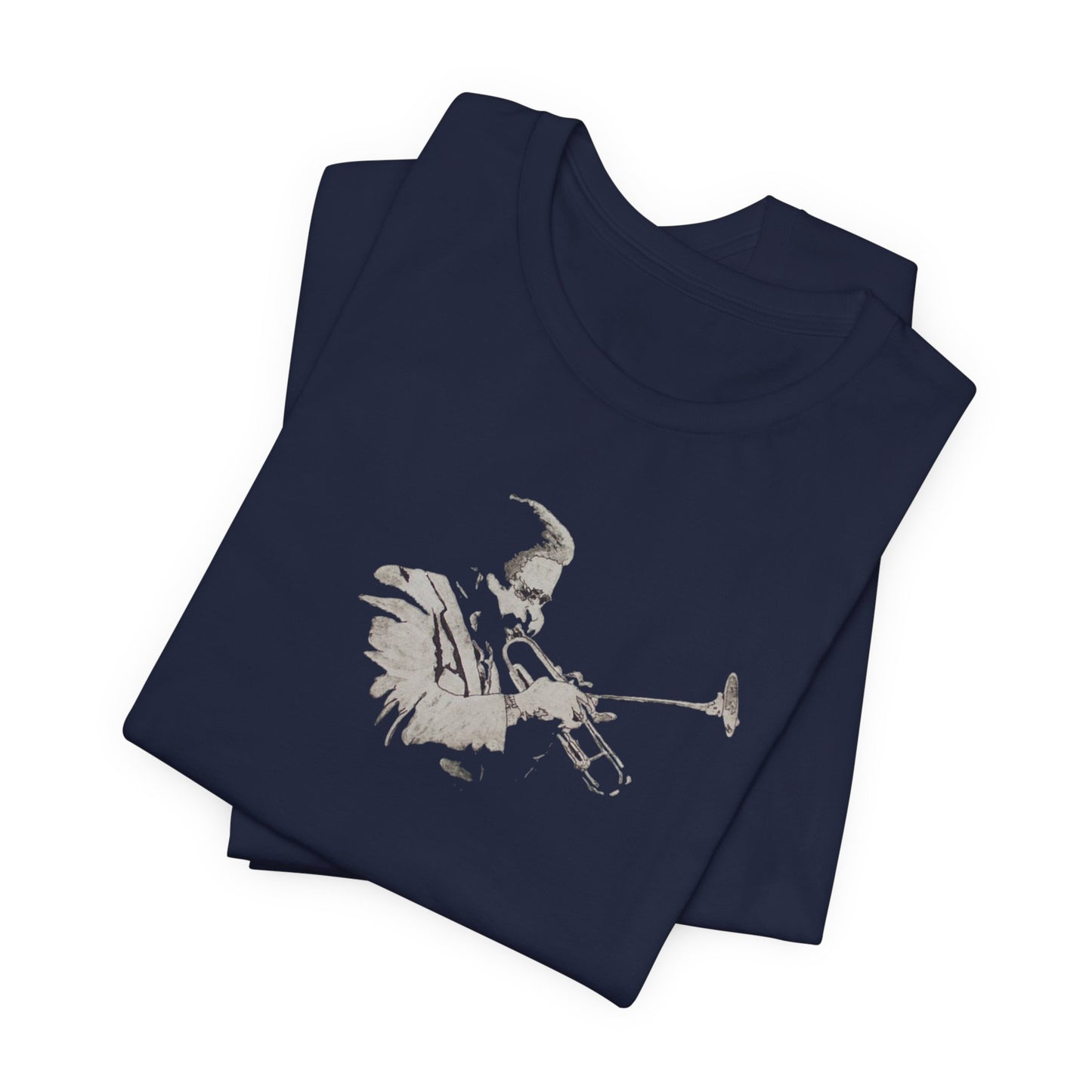 Trumpet Player Silhouette T-Shirt — Jazz Musician Tee