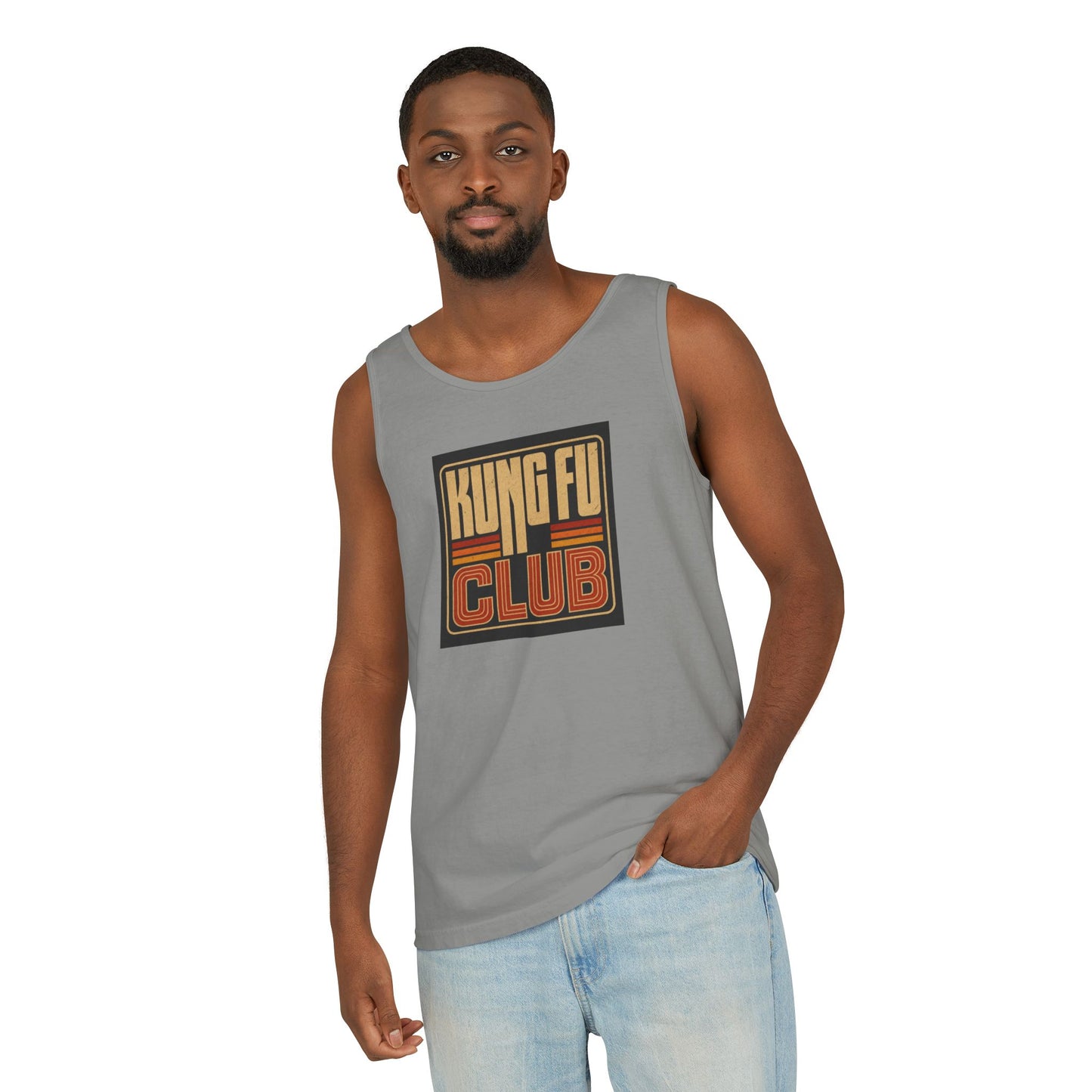 Kung Fu Club Tank Top – Retro Martial Arts Graphic Tank