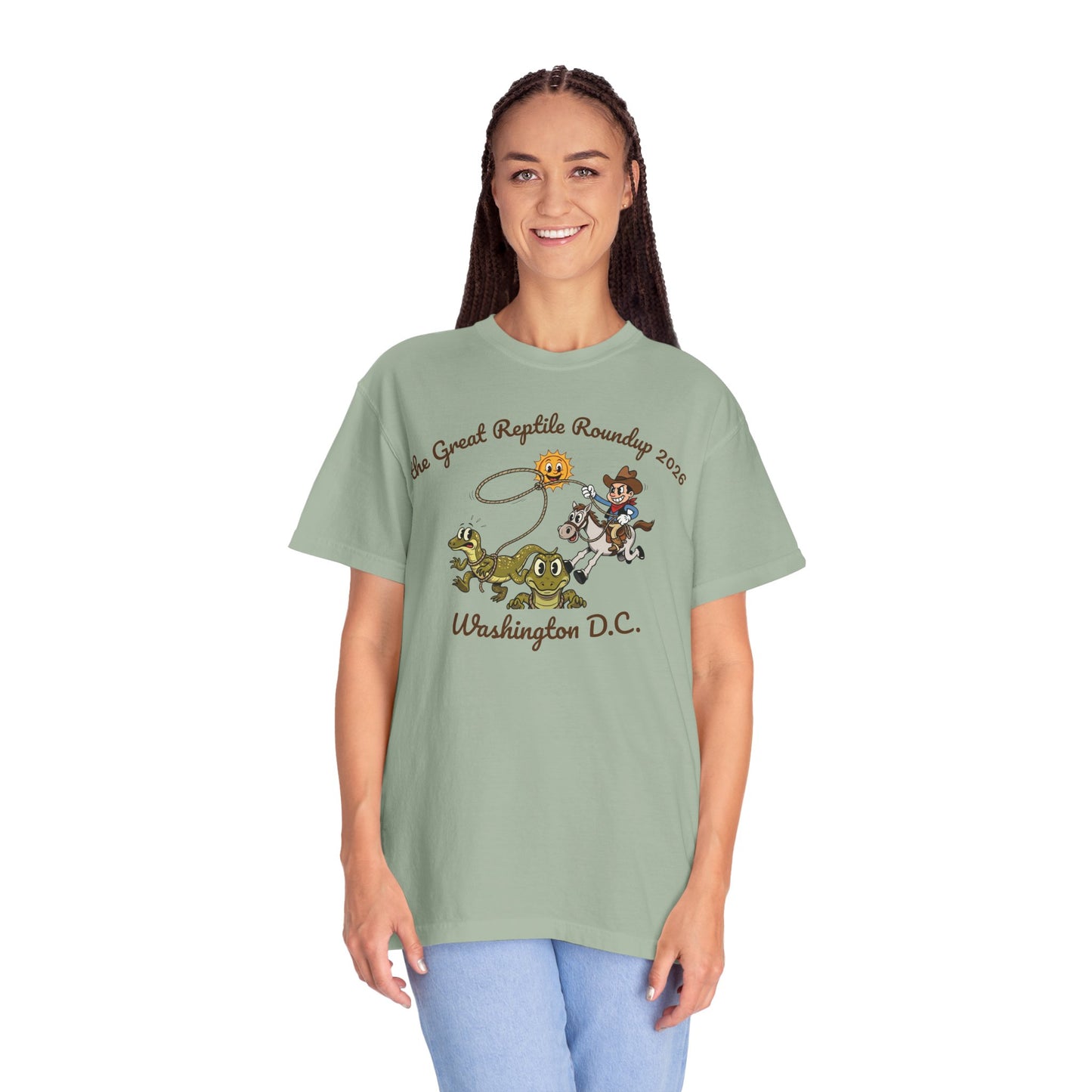 GRR - the Great Reptile Roundup of 2026 - Unisex Garment-Dyed T-shirt