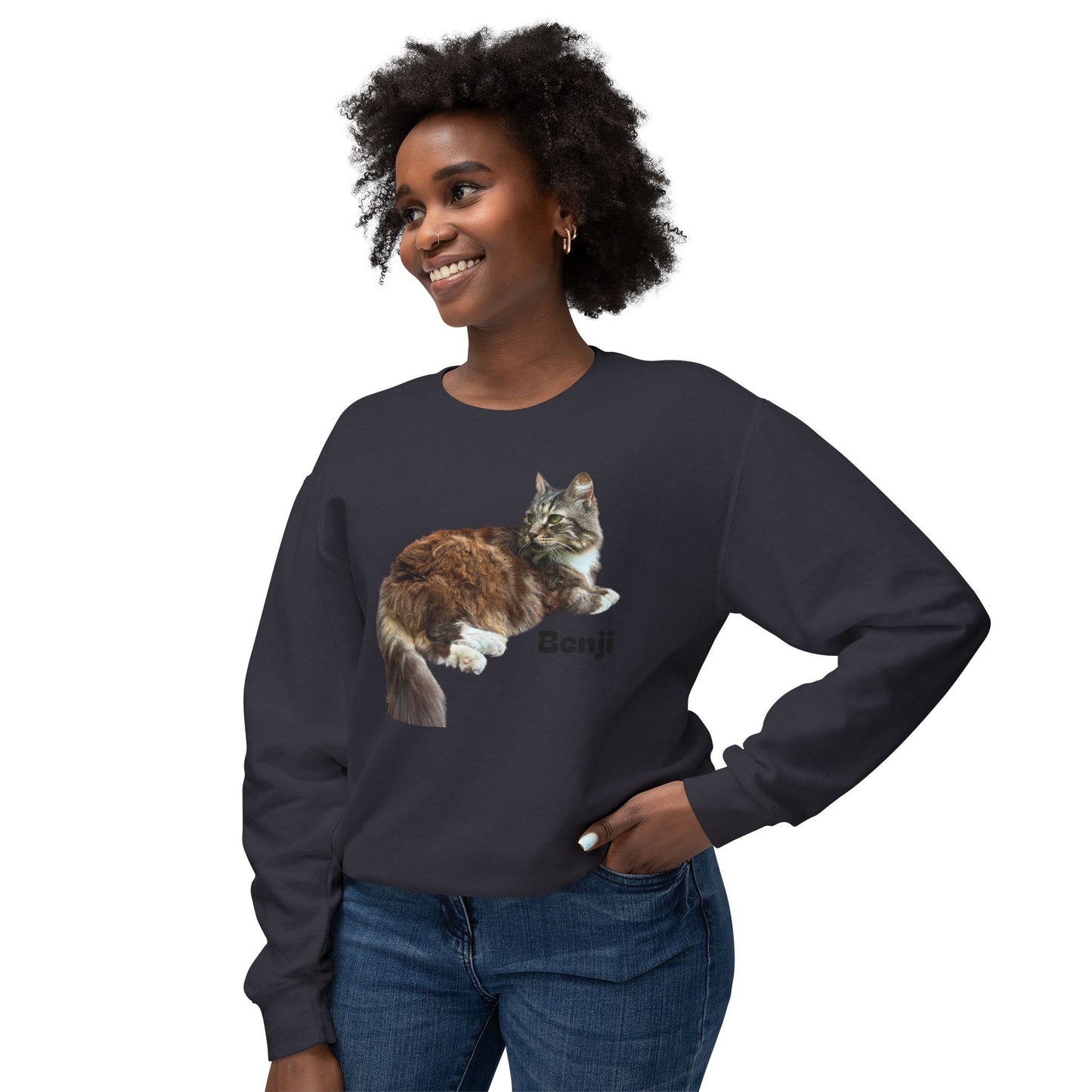 Benji!!! Bear man cat - Crewneck Sweatshirt — Urban Gecko Streetwear