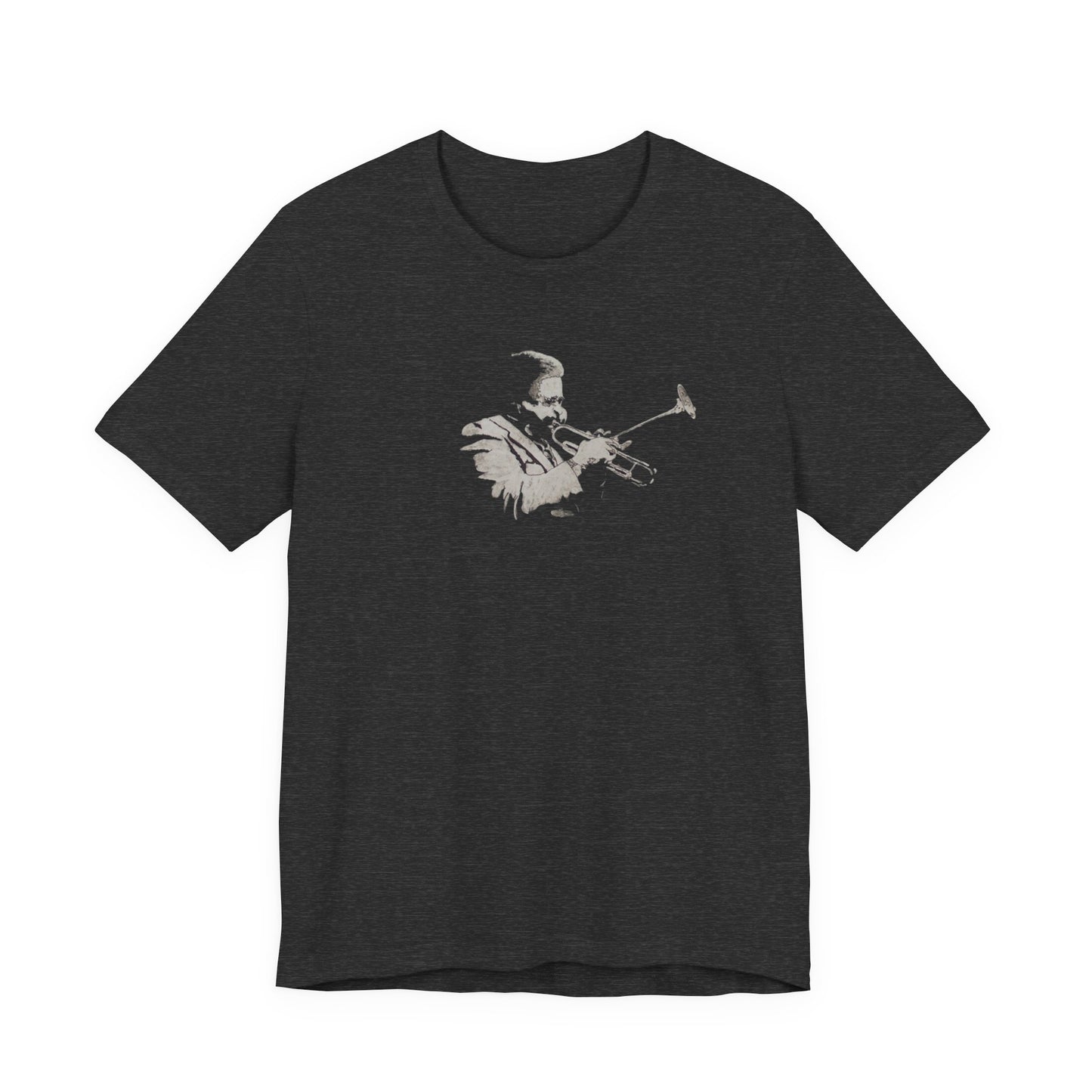 Trumpet Player Silhouette T-Shirt — Jazz Musician Tee