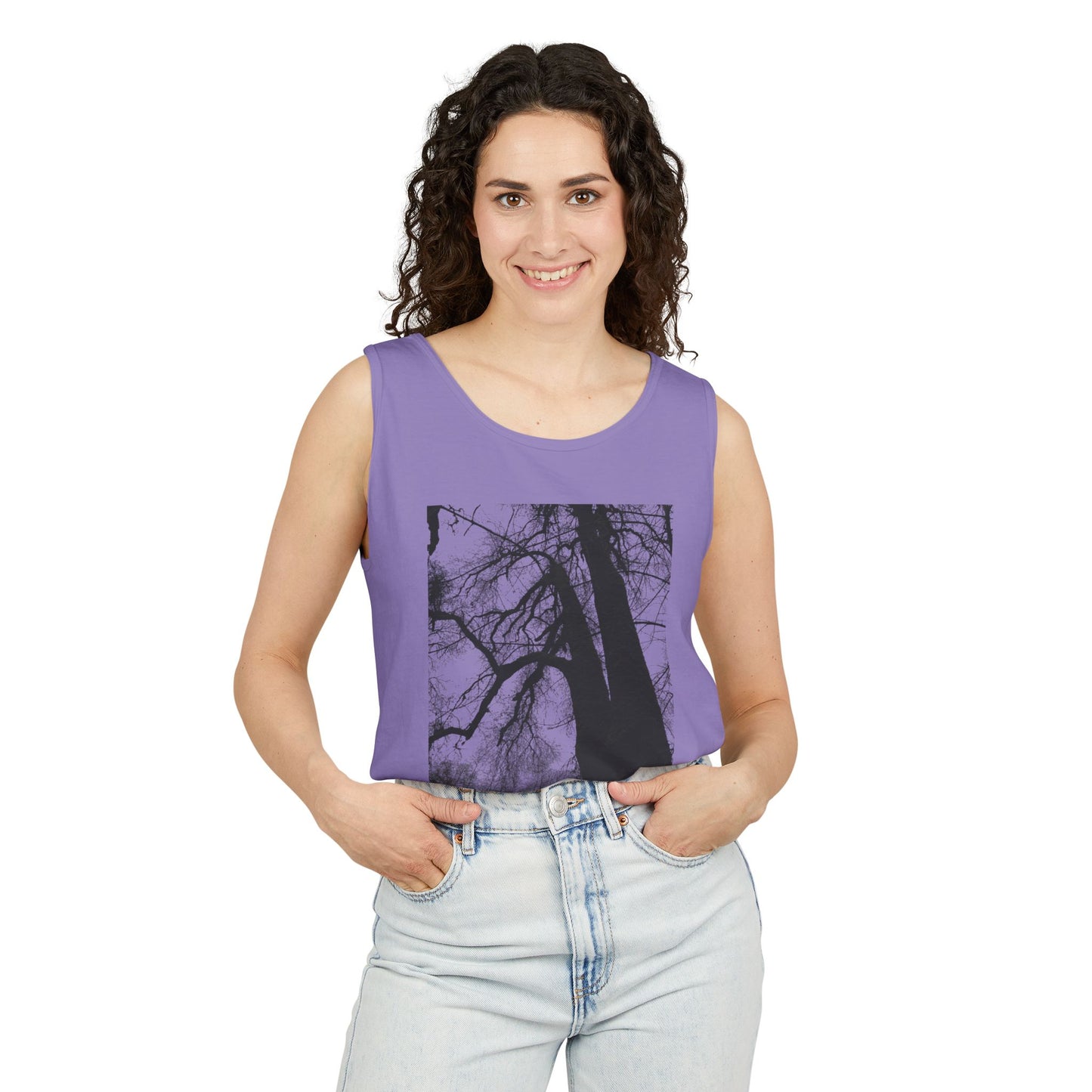 Old Growth Oak  - Unisex Garment-Dyed Tank Top