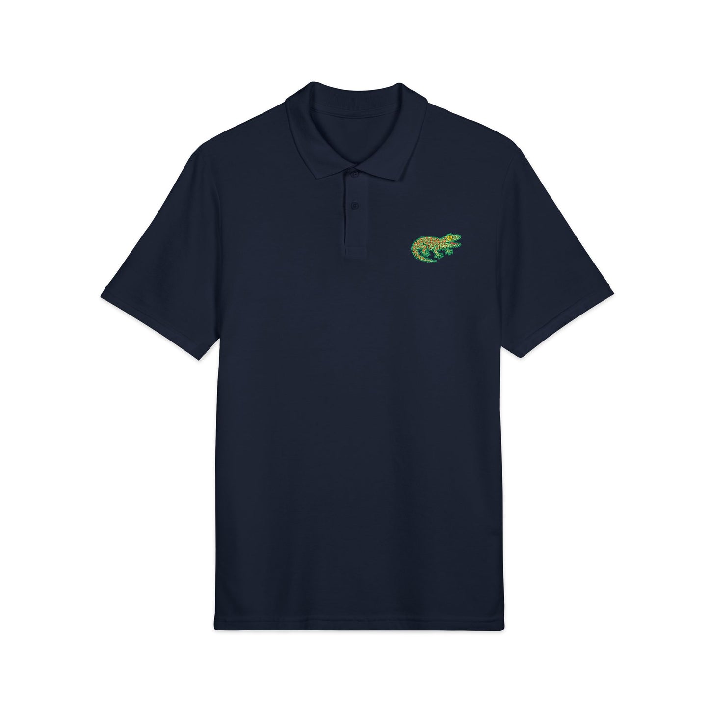 Gecko polo - Unisex Pique Polo Shirt (Embroidery)