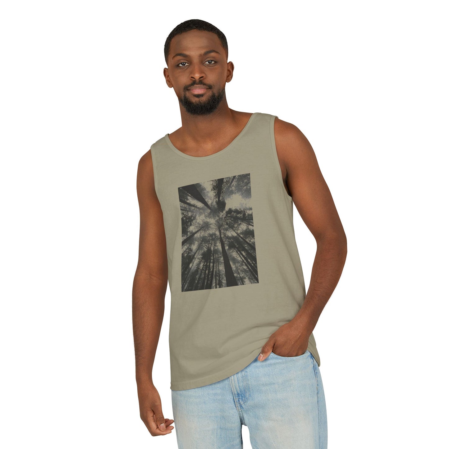 Redwood canopy- Unisex Garment-Dyed Tank Top