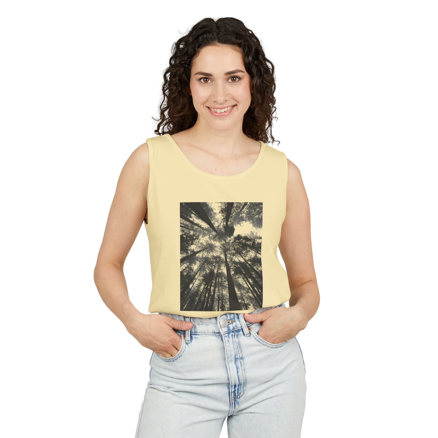 Redwood canopy- Unisex Garment-Dyed Tank Top