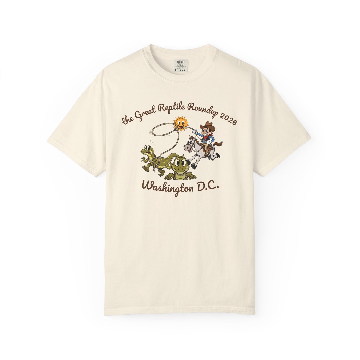 GRR - the Great Reptile Roundup of 2026 - Unisex Garment-Dyed T-shirt