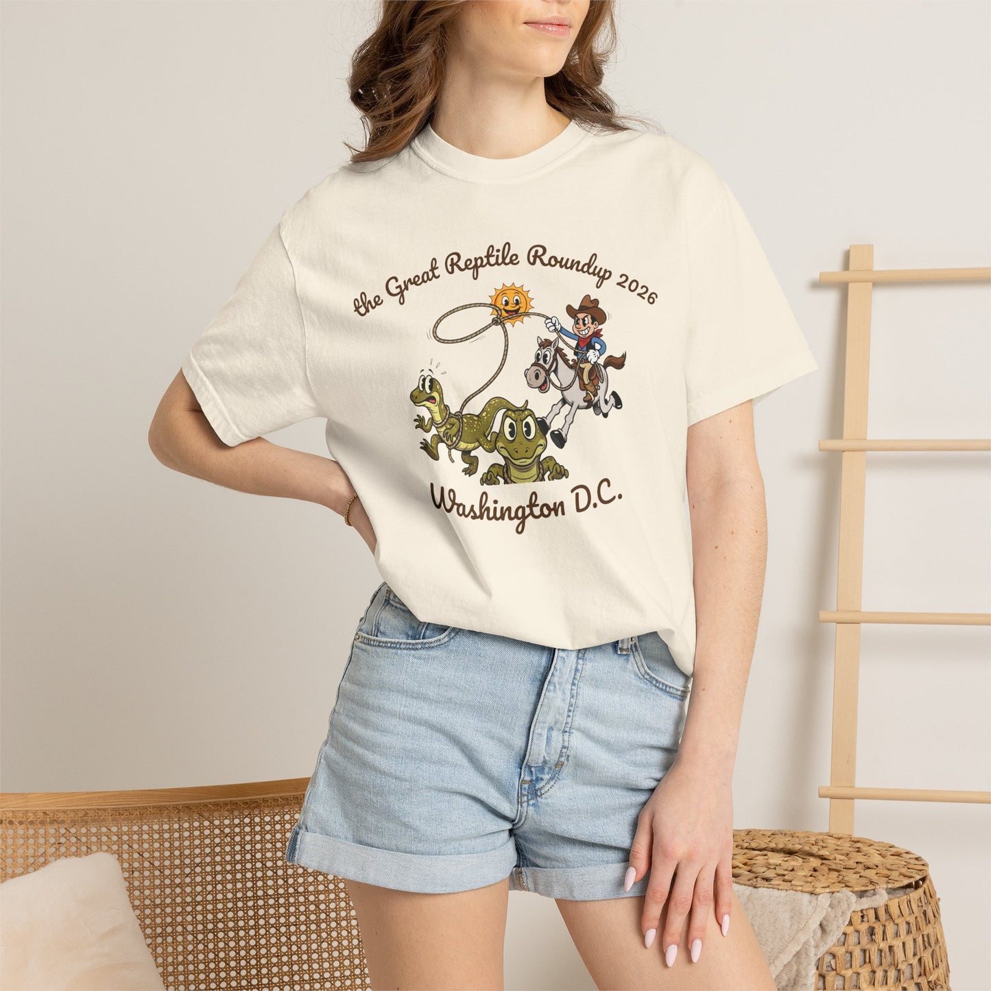 GRR - the Great Reptile Roundup of 2026 - Unisex Garment-Dyed T-shirt