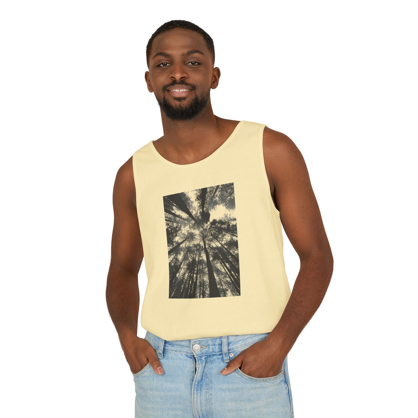 Redwood canopy- Unisex Garment-Dyed Tank Top