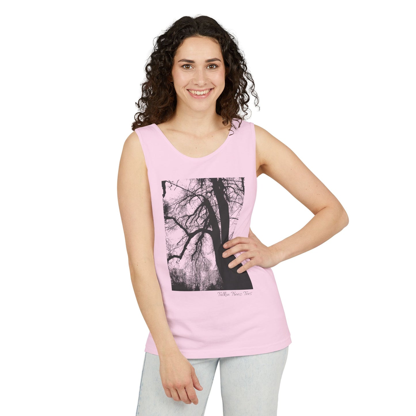 Old Growth Oak  - Unisex Garment-Dyed Tank Top