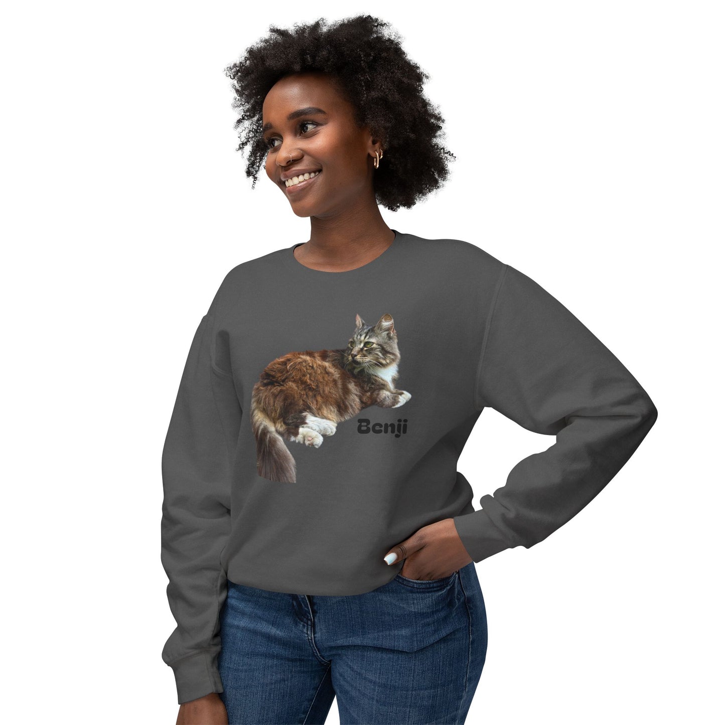 Benji!!! Bear man cat - Crewneck Sweatshirt — Urban Gecko Streetwear