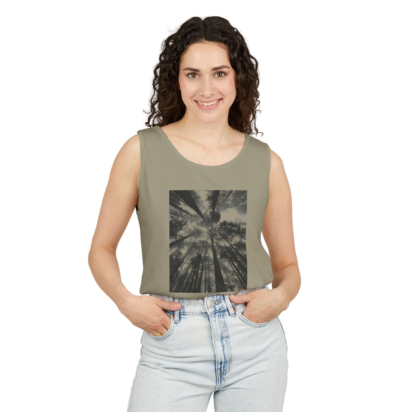 Redwood canopy- Unisex Garment-Dyed Tank Top
