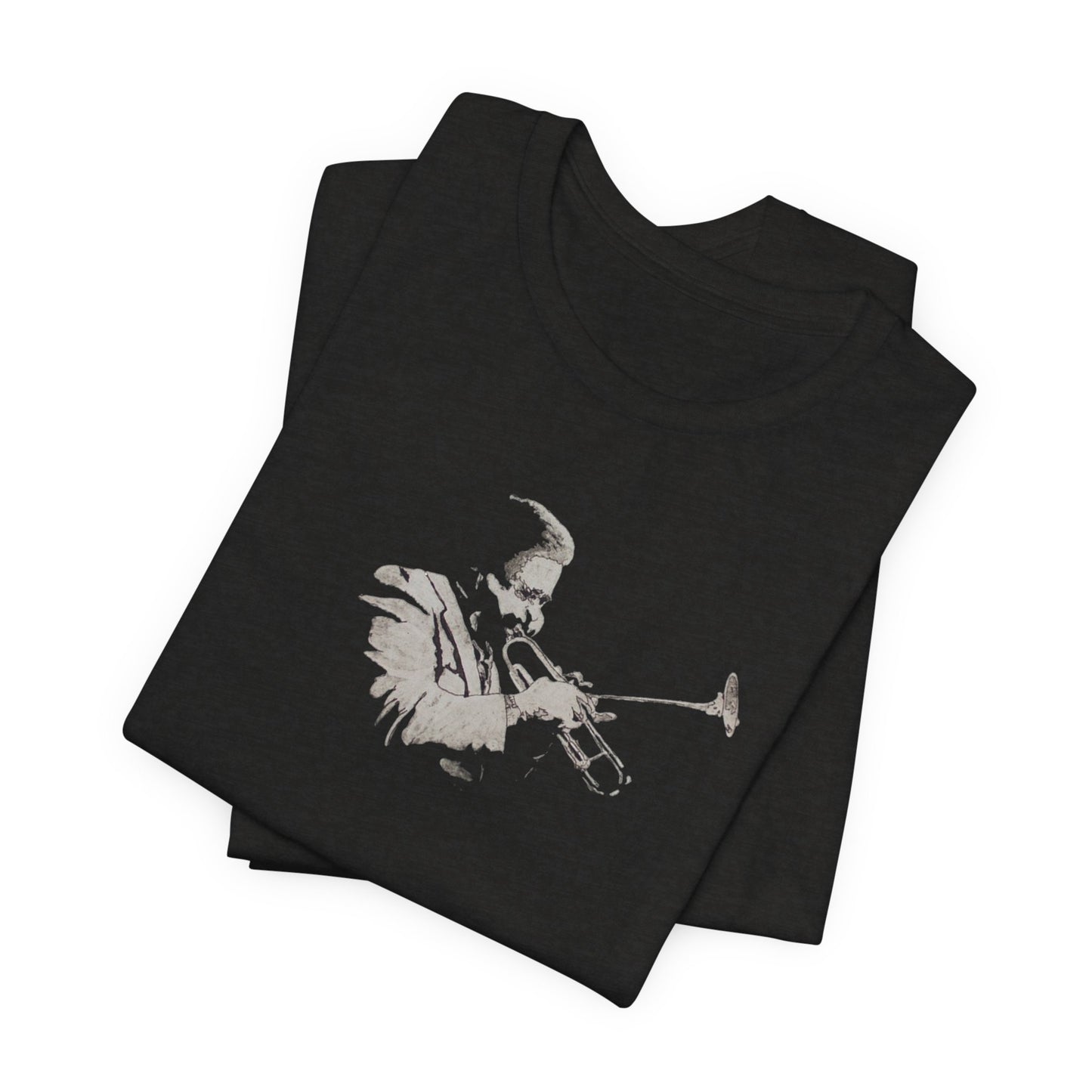 Trumpet Player Silhouette T-Shirt — Jazz Musician Tee