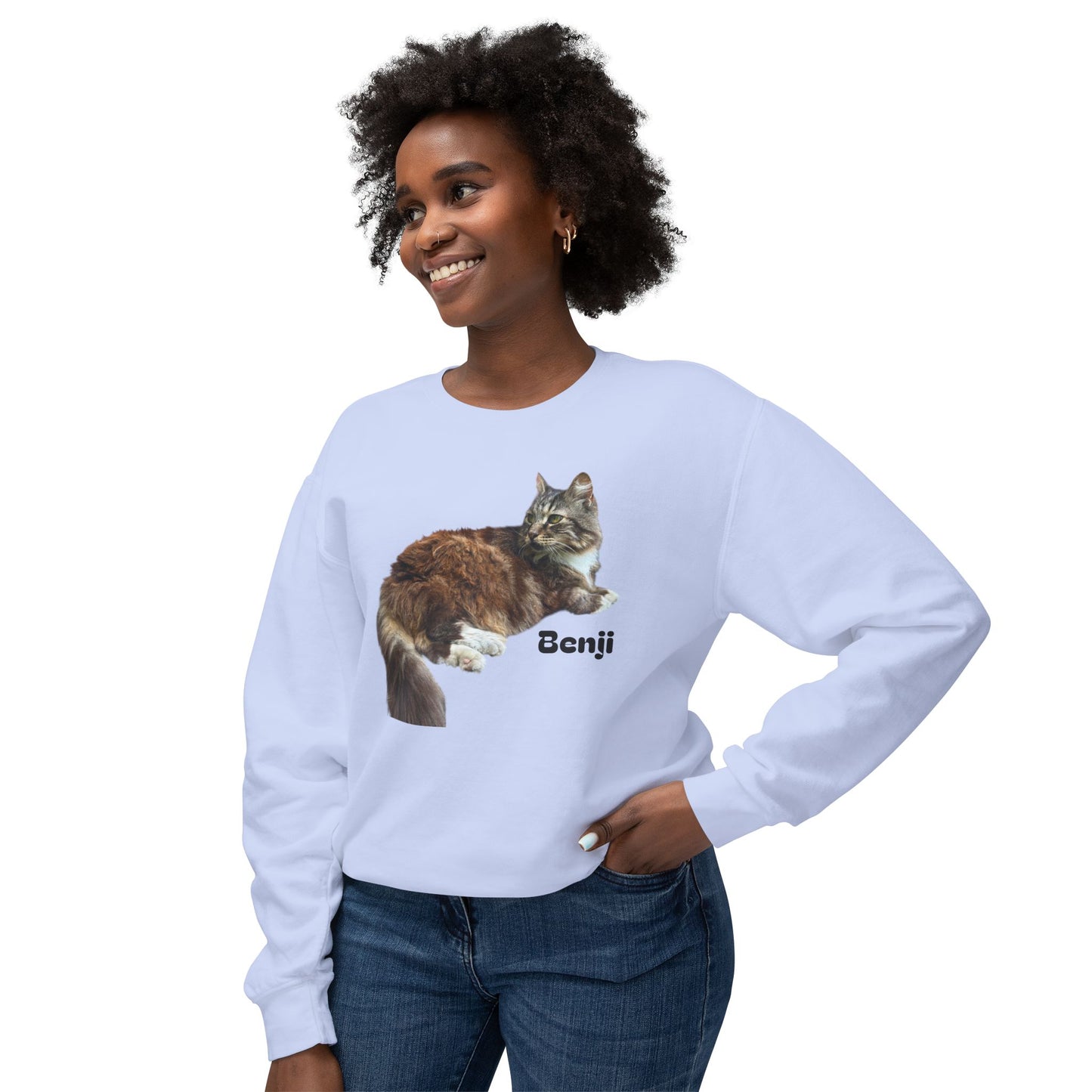 Benji!!! Bear man cat - Crewneck Sweatshirt — Urban Gecko Streetwear