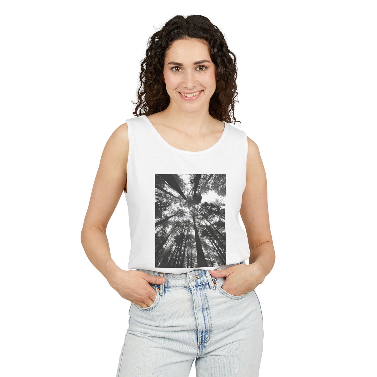 Redwood canopy- Unisex Garment-Dyed Tank Top