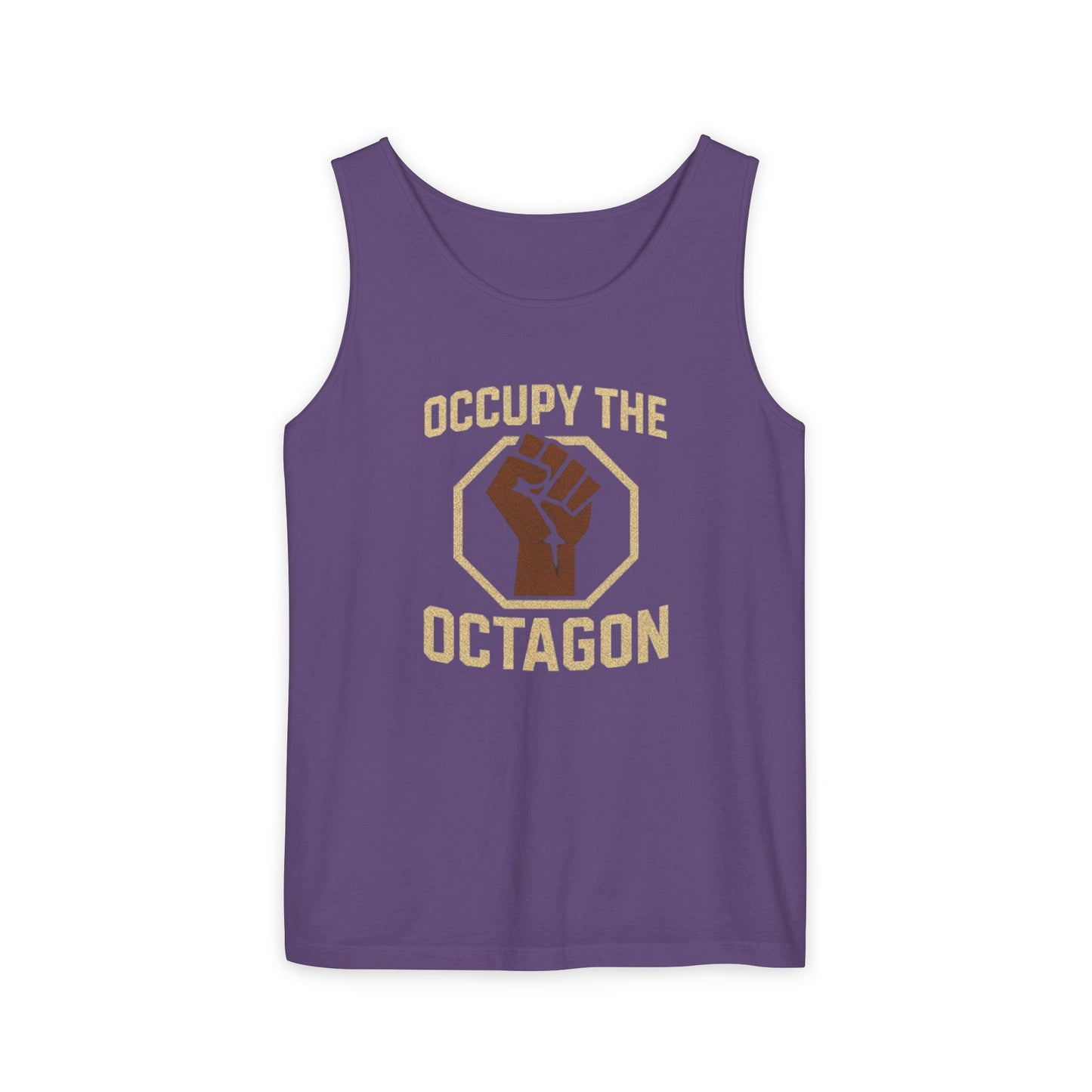 Occupy the Octagon - Unisex Garment-Dyed Tank Top