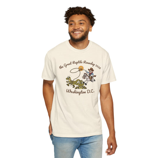 GRR - the Great Reptile Roundup of 2026 - Unisex Garment-Dyed T-shirt