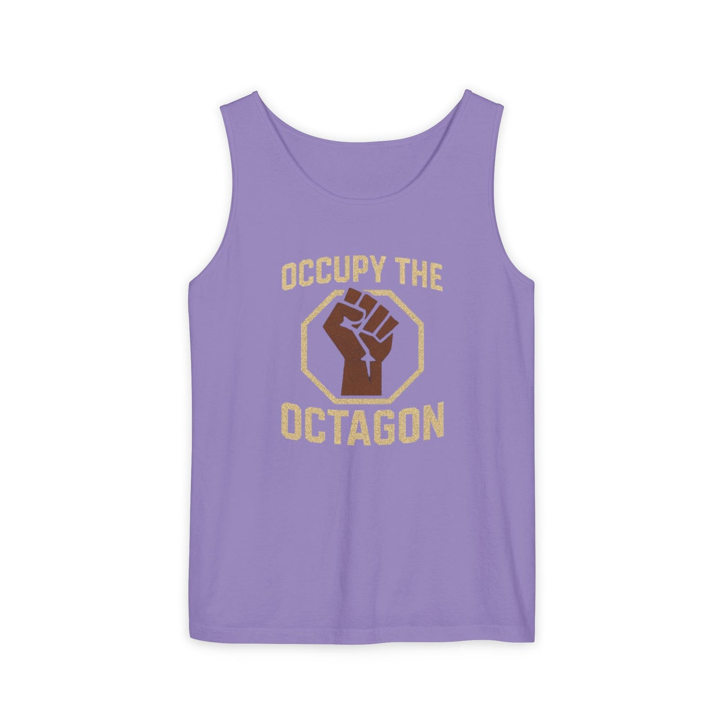 Occupy the Octagon - Unisex Garment-Dyed Tank Top