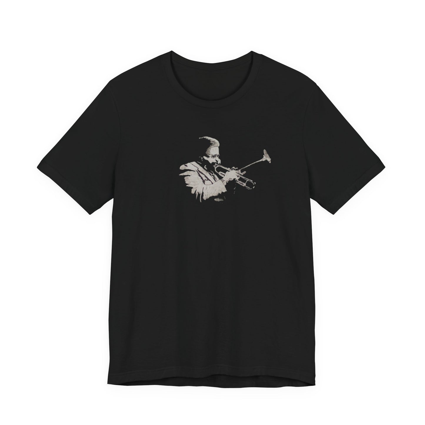 Trumpet Player Silhouette T-Shirt — Jazz Musician Tee