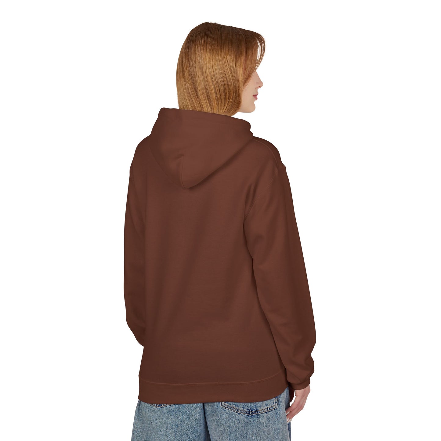 Moon Phase Fleece Hoodie  Cozy Unisex Layering for Nights Out Perfect Gift for Lunar Lovers and Stargazers Great for Bonfires
