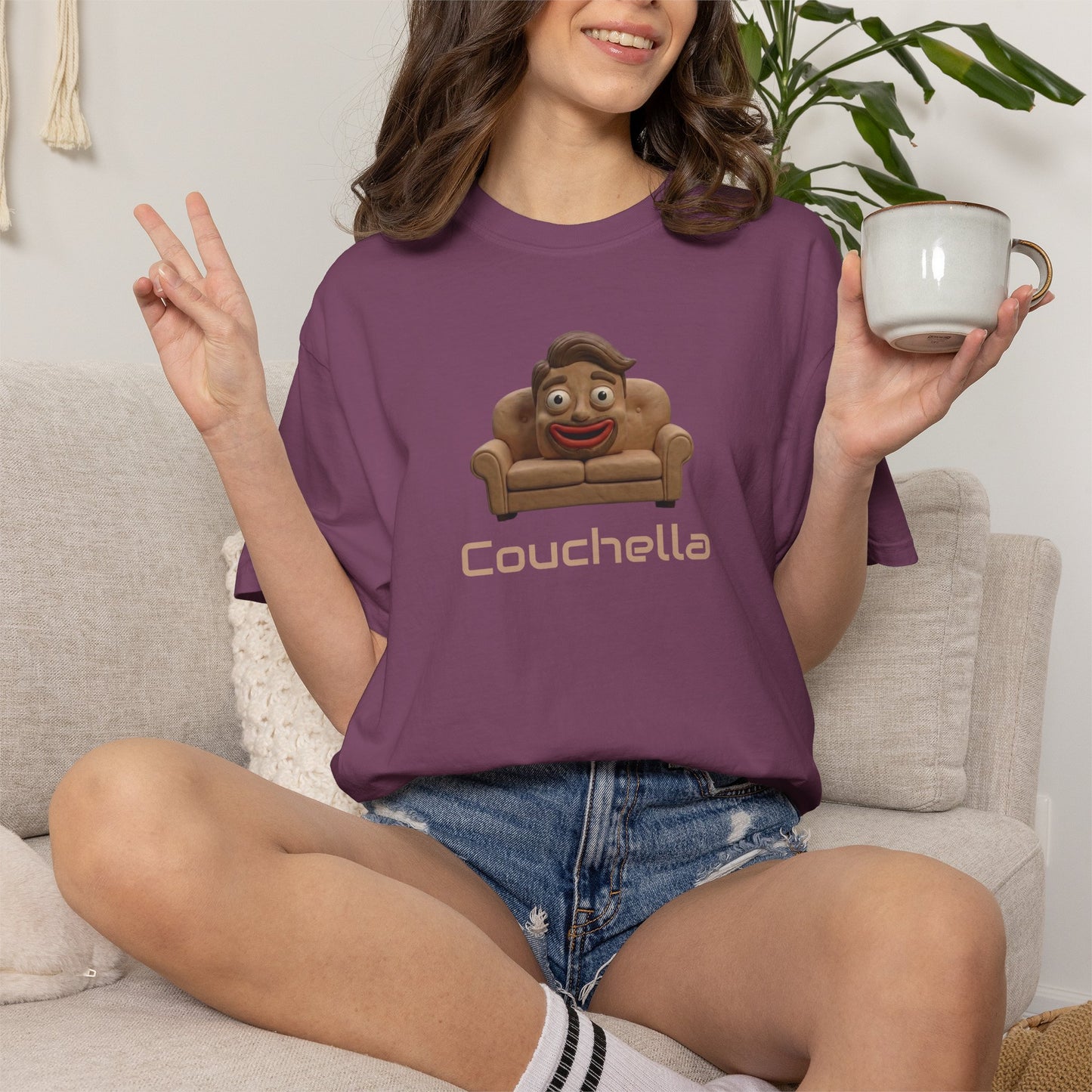 Couchella!! a summer celebration of sofa lovin. Unisex Garment-Dyed T-shirt