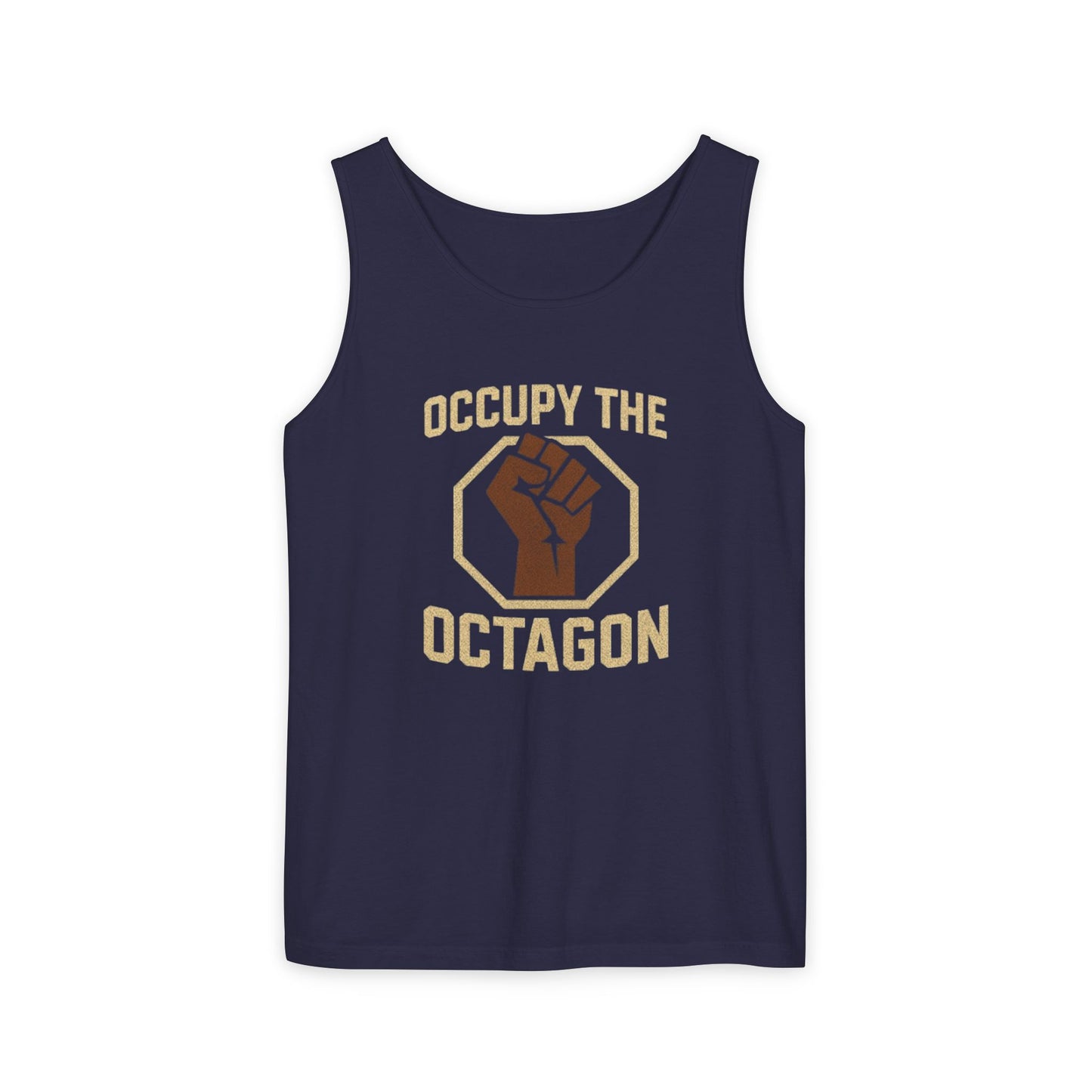 Occupy the Octagon - Unisex Garment-Dyed Tank Top