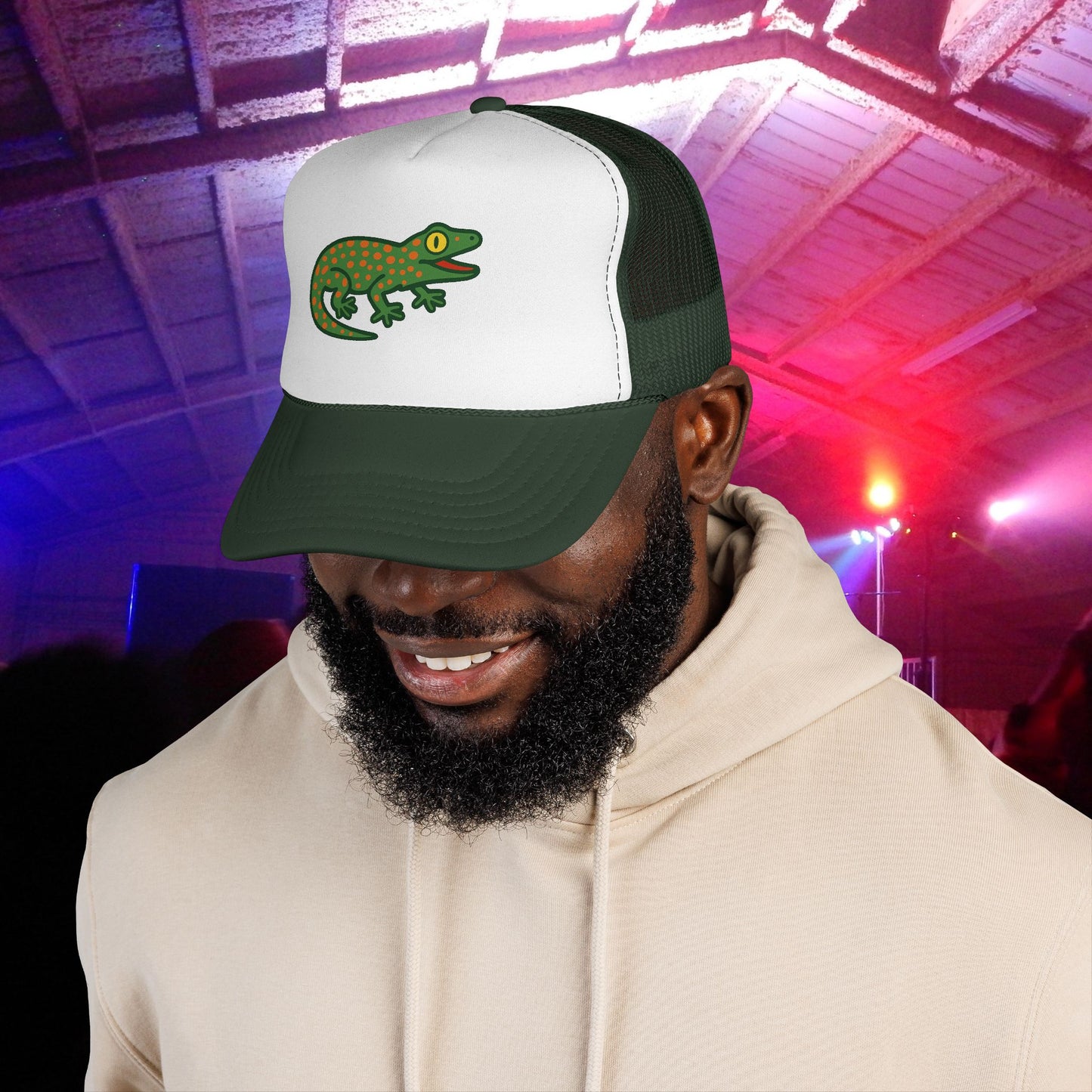 Gecko Trucker Hat
