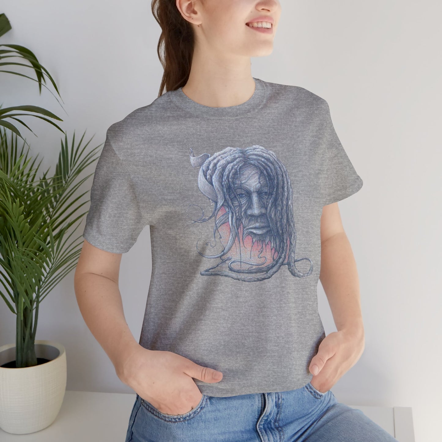 Wizdom - Graphic Tee — Surreal Rasta T‑Shirt