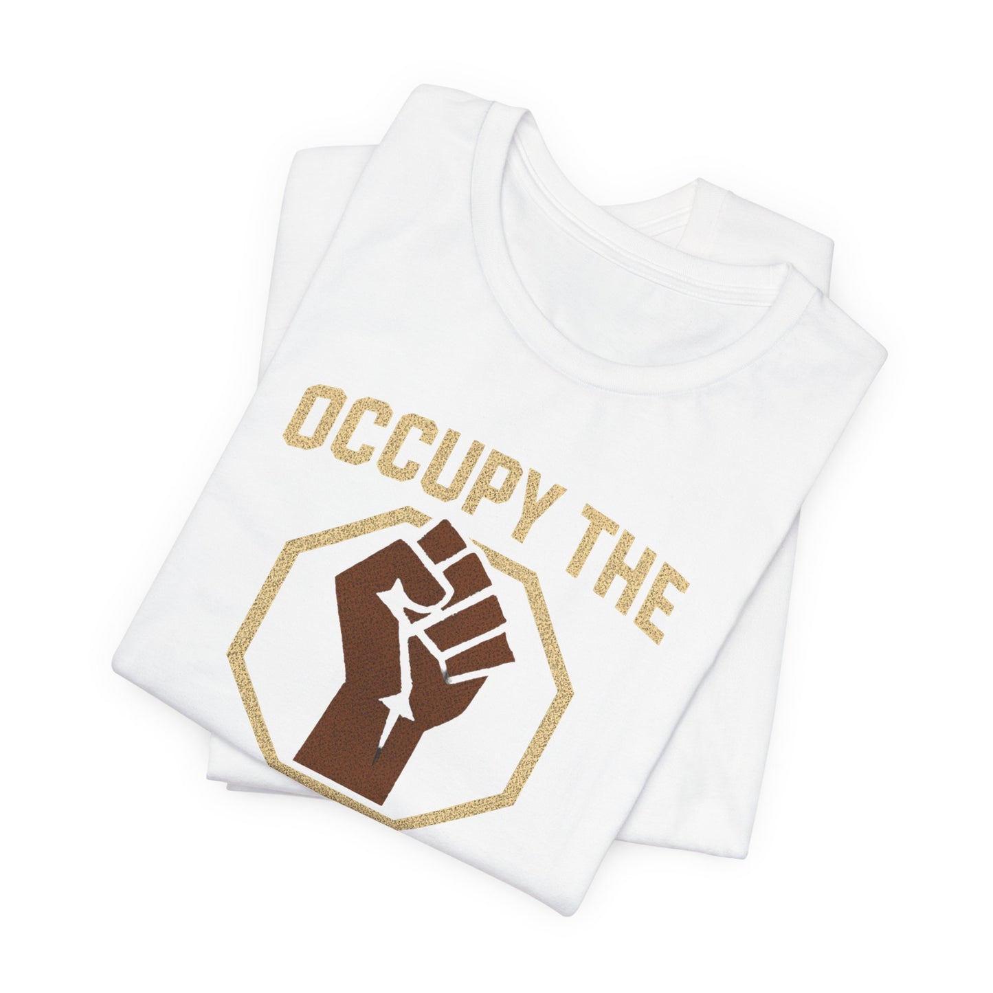 Occupy the Octagon Fist Tee — MMA Fight Fan Shirt
