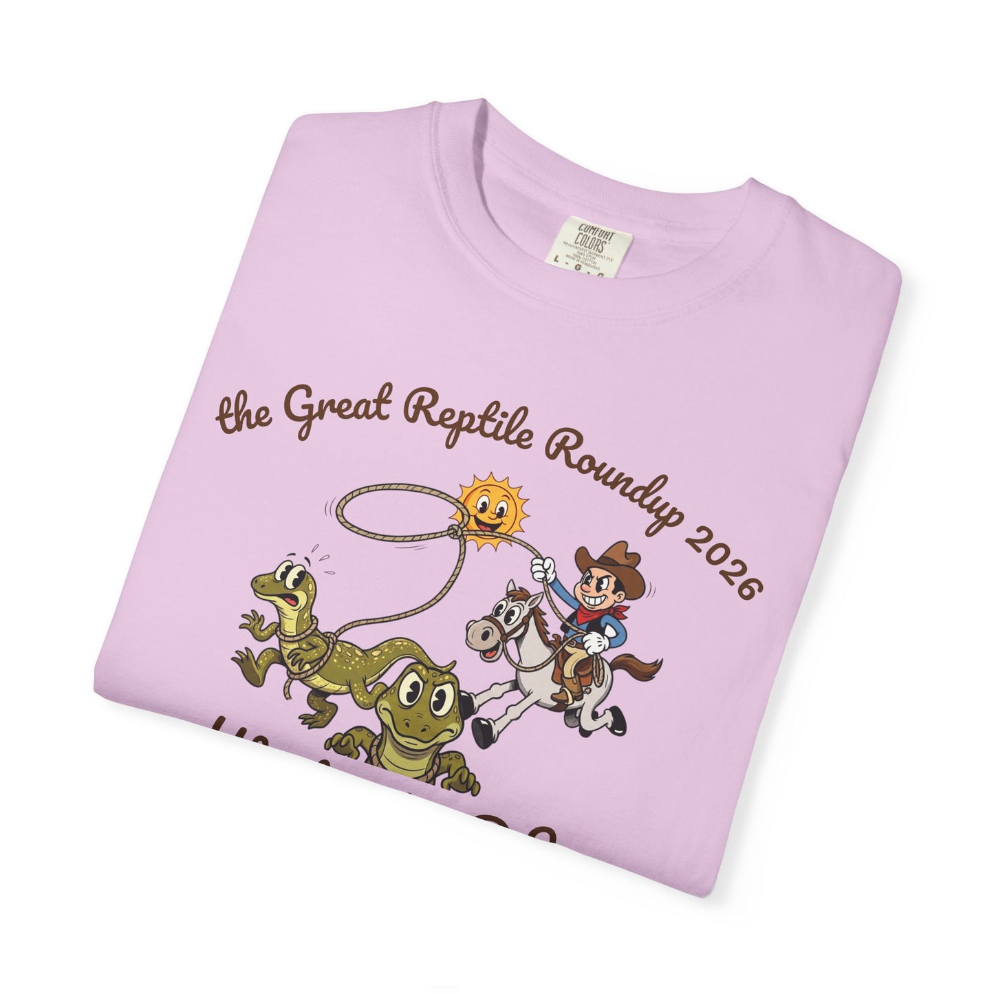 GRR - the Great Reptile Roundup of 2026 - Unisex Garment-Dyed T-shirt