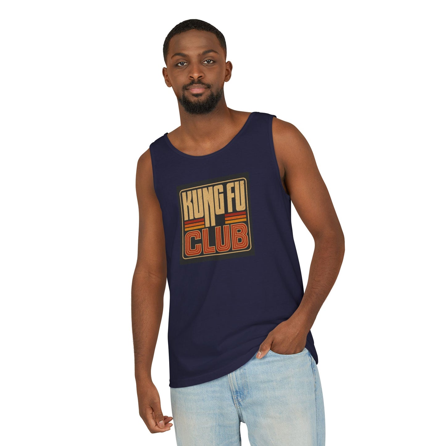 Kung Fu Club Tank Top – Retro Martial Arts Graphic Tank