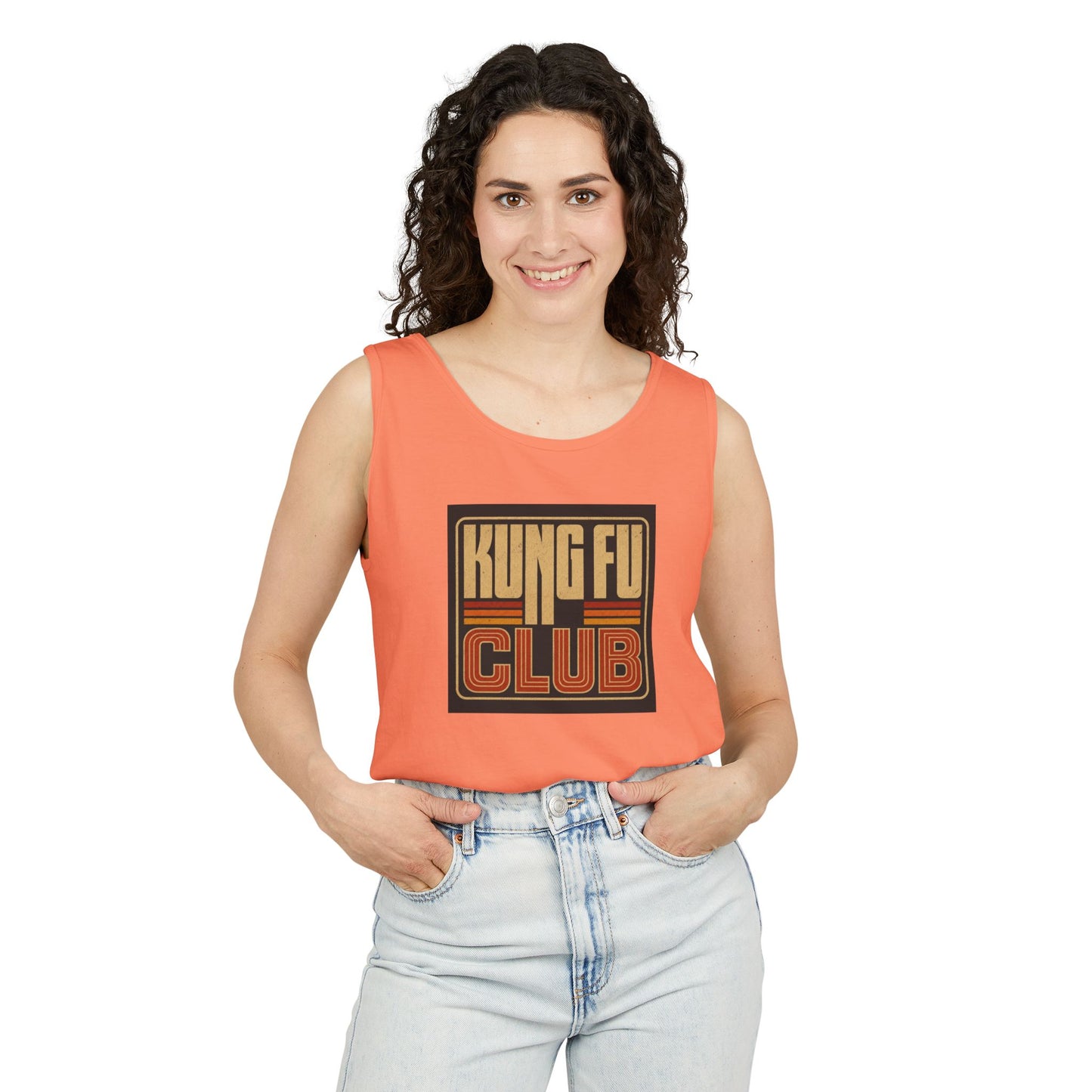 Kung Fu Club Tank Top – Retro Martial Arts Graphic Tank