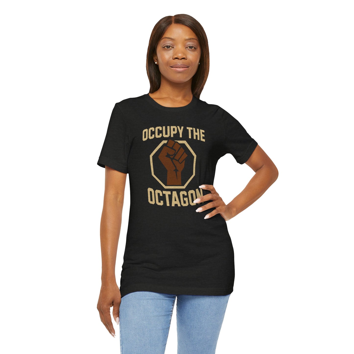 Occupy the Octagon Fist Tee — MMA Fight Fan Shirt