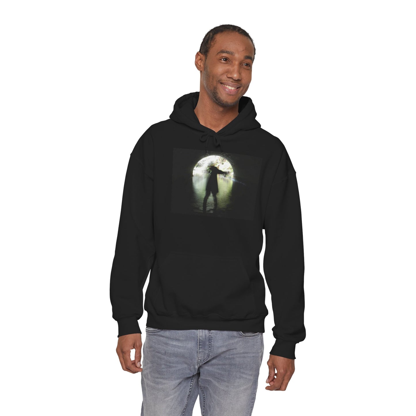 Tunnel vision Hoodie | dark Silhouette Pullover