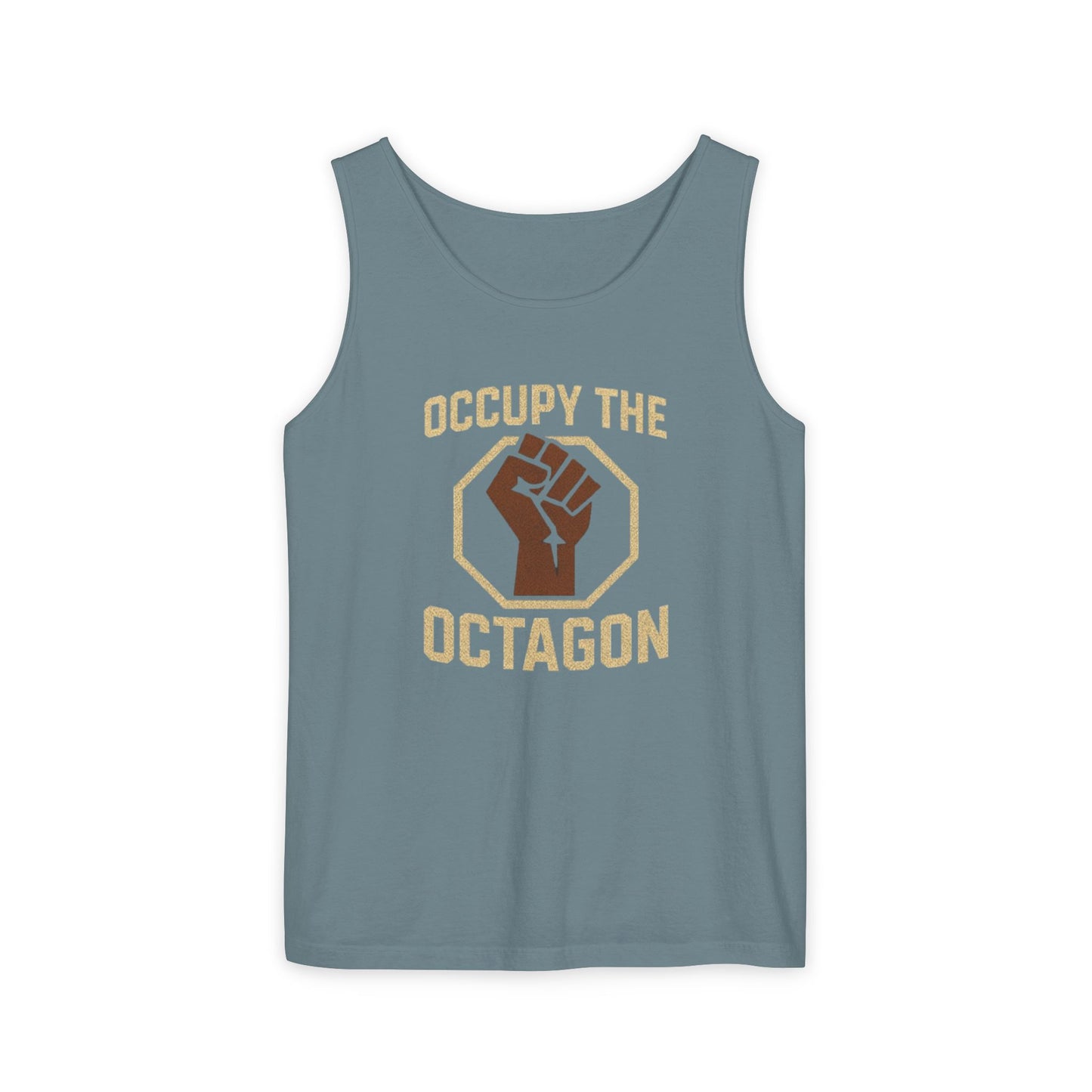Occupy the Octagon - Unisex Garment-Dyed Tank Top