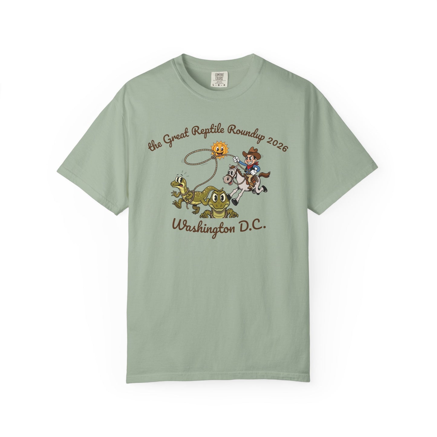 GRR - the Great Reptile Roundup of 2026 - Unisex Garment-Dyed T-shirt