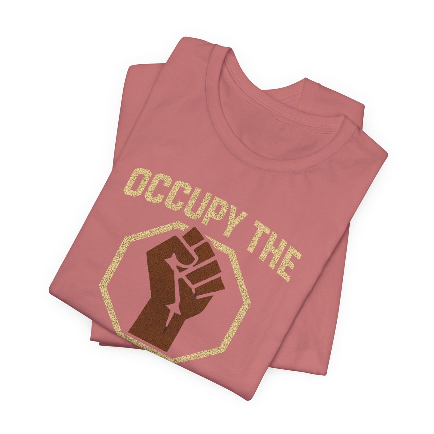 Occupy the Octagon Fist Tee — MMA Fight Fan Shirt