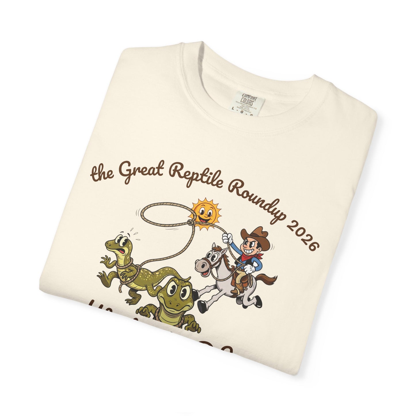GRR - the Great Reptile Roundup of 2026 - Unisex Garment-Dyed T-shirt