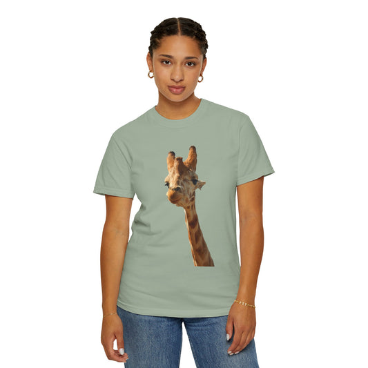 Giraffe - Unisex Garment-Dyed T-shirt